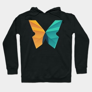 Butterfly Motif - Minimalist butterfly design for the environment Hoodie